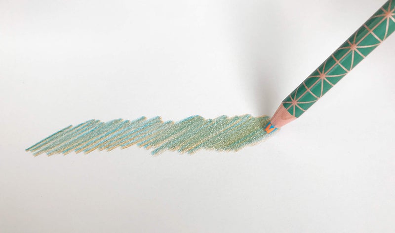 KOKUYO Colored Pencil DUAL COLOR 20 Colors Set Two Color Mixed Core Colored Pencil KE-SP14 Made in Japan - Image 4